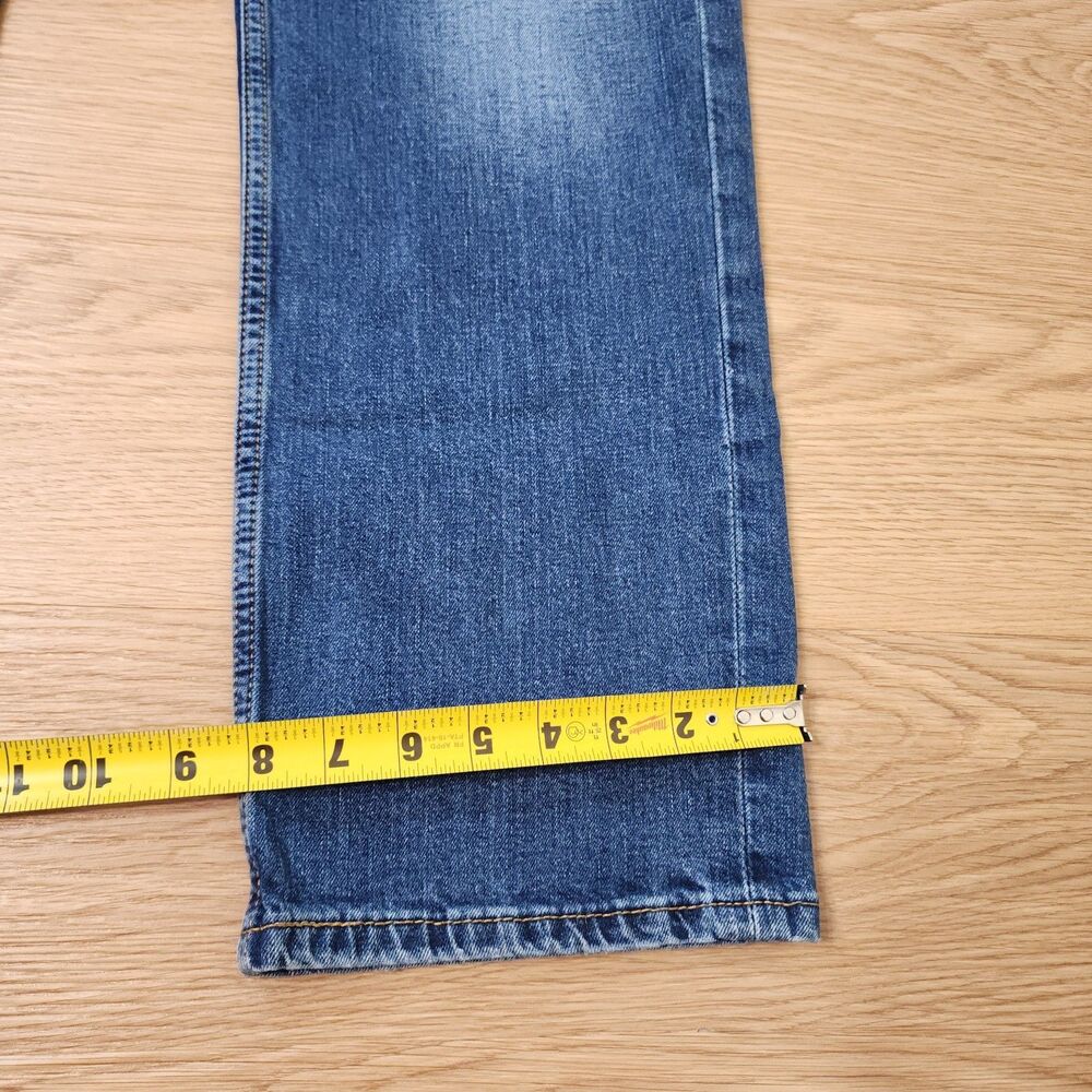 Levis 514 Slim Straight The Original Jeans Mens Size 36x30 Blue Dark Wash Cowboy - Picture 9 of 12